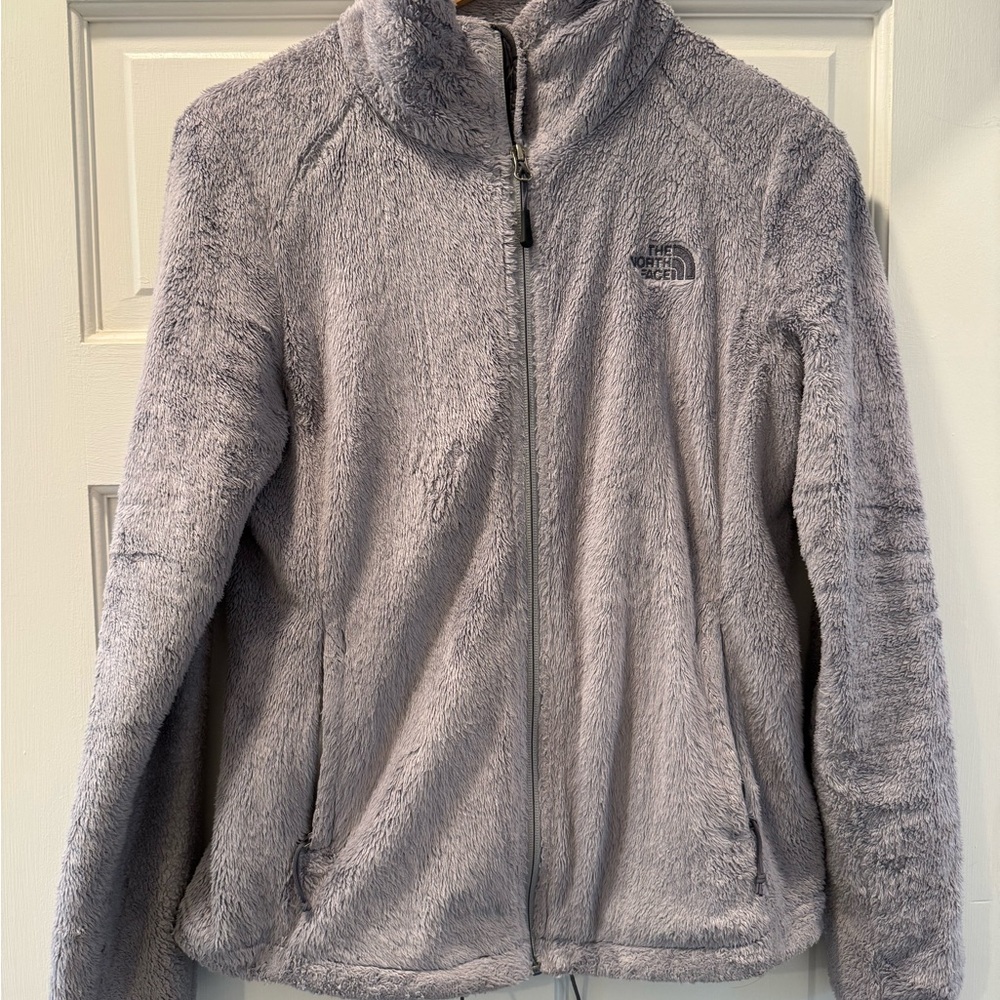 The North Face Women's Soft Gray Teddy Jacket
